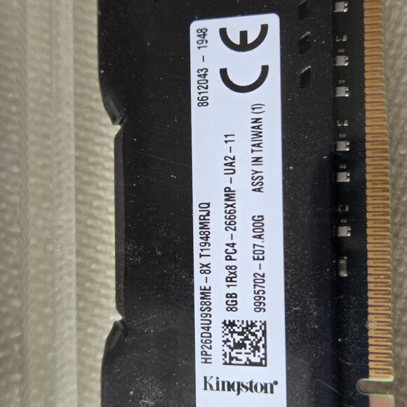 Kingston Hyperx Fury DDR4 2x8GB - Picture 5 of 5